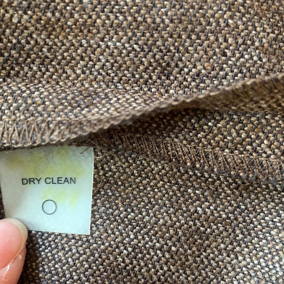 Magaschoni Brown Button A Line Skirt NWT - Picture 7 of 9